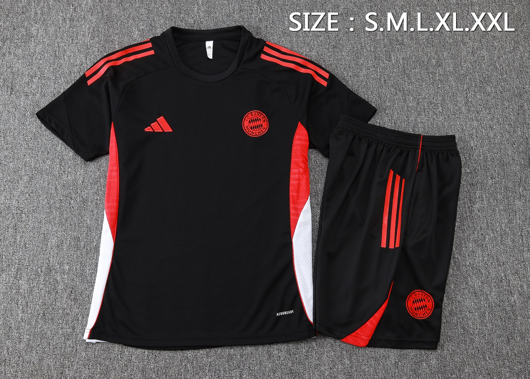 Bayern Munich Training Jersey Kit Black 2025/26