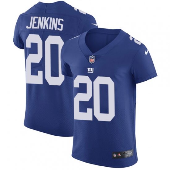 Men's Nike New York Giants #20 Janoris Jenkins Elite Royal Blue Team Color NFL Jersey - Ujersey
