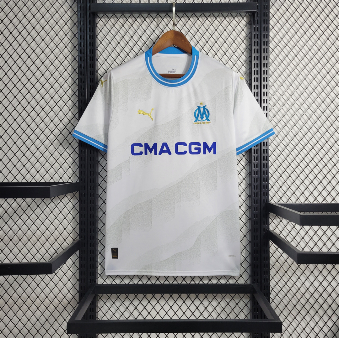 Marseille Soccer Jersey Home Custom Shirt 2023/24 - ujerseystore