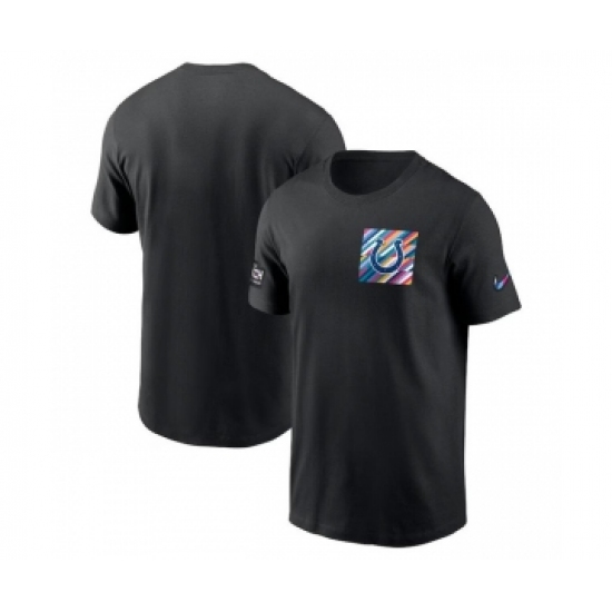 Men's Indianapolis Colts Black 2023 Crucial Catch Sideline Tri-Blend T-Shirt - Ujersey