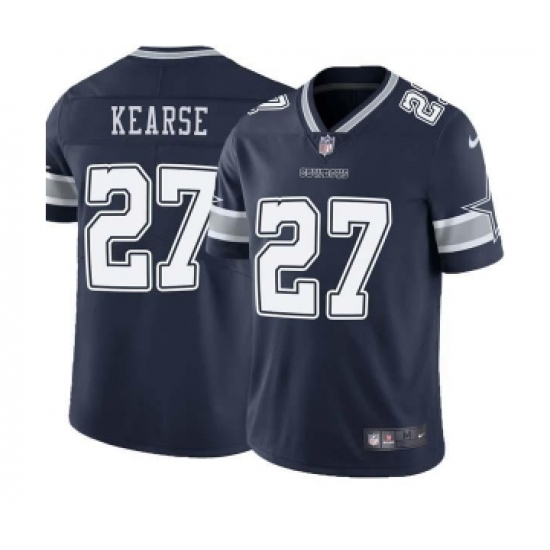 Men's Dallas Cowboys #27 Jayron Kearse Navy Vapor Limited Stitched Jersey - Ujersey