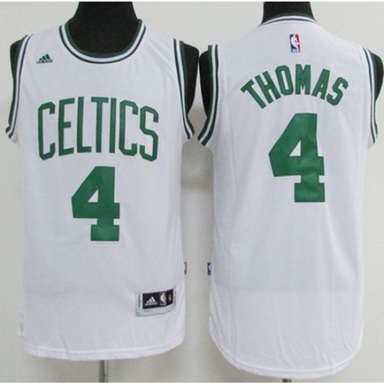 Boston Celtics #4 Isaiah Thomas White Stitched NBA Jersey - Ujersey