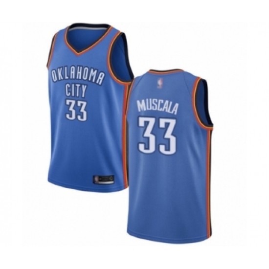 Youth Oklahoma City Thunder #33 Mike Muscala Swingman Royal Blue Basketball Jersey - Icon Edition - Ujersey