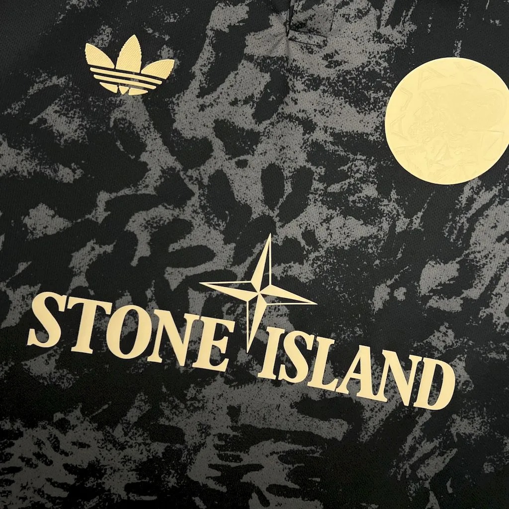 Ajax Football Jersey Stone Island Special Edition Custom Shirt 2025/26 - Ujersey NHL