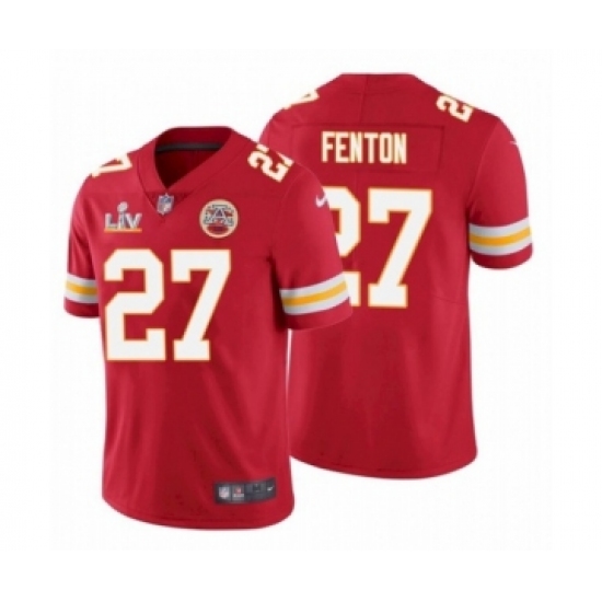 Women's Kansas City Chiefs #27 Rashad Fenton Red 2021 Super Bowl LV Jersey - Ujersey