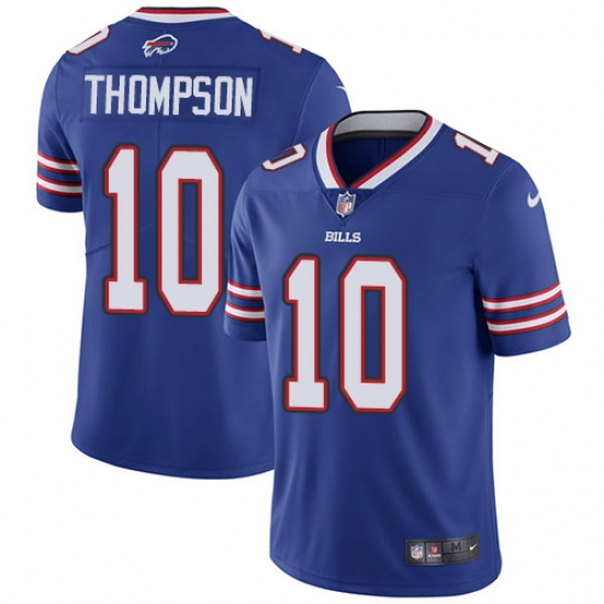 Youth Nike Buffalo Bills #10 Deonte Thompson Royal Blue Team Color Vapor Untouchable Limited Player NFL Jersey - Ujersey