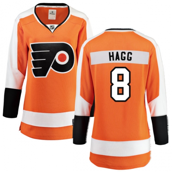 Women's Philadelphia Flyers #8 Robert Hagg Fanatics Branded Orange Home Breakaway NHL Jersey - Ujersey