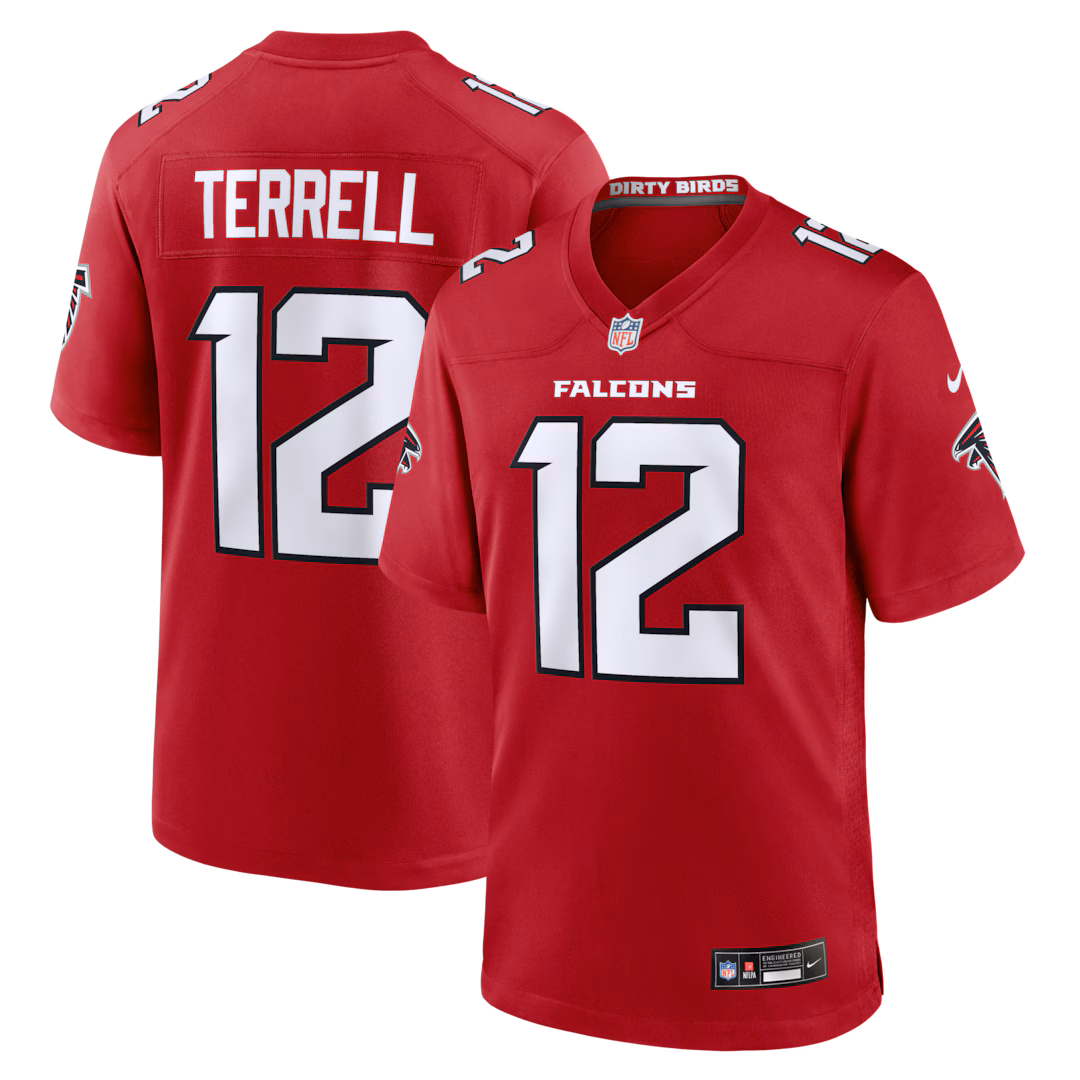 Men's Atlanta Falcons Avieon Terrell Nike Red Game Jersey - Ujersey