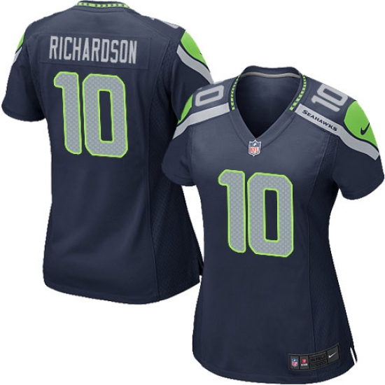 Women's Nike Seattle Seahawks #10 Paul Richardson Game Steel Blue Team Color NFL Jersey - Ujersey