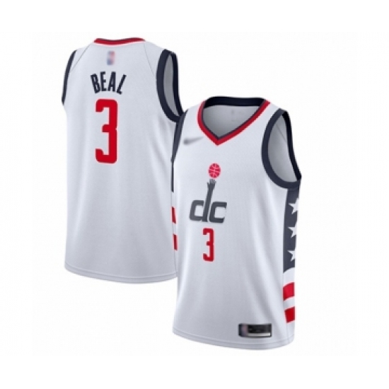 Women's Washington Wizards #3 Bradley Beal Swingman White Basketball Jersey - 2019 20 City Edition - Ujersey