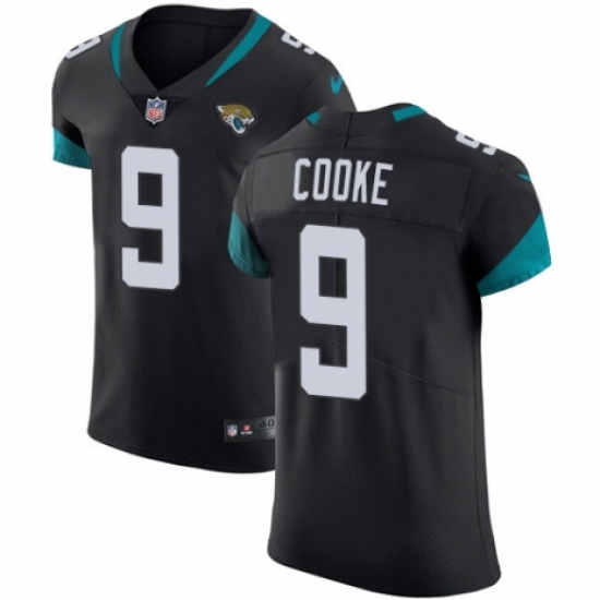 Men's Nike Jacksonville Jaguars #9 Logan Cooke Teal Green Team Color Vapor Untouchable Elite Player NFL Jersey - Ujersey