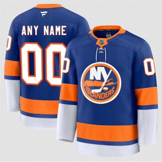 Men's New York Islanders Active Player Custom Royal 2024-25 Home Stitched Hockey Jersey - Ujersey