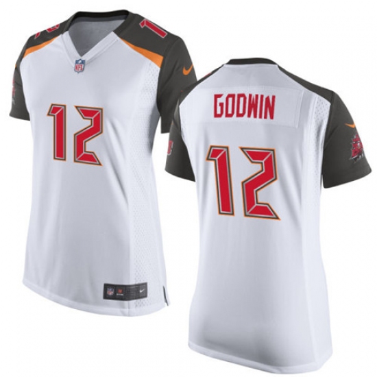 Women's Nike Tampa Bay Buccaneers #12 Chris Godwin Game White NFL Jersey - Ujersey