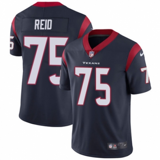 Youth Nike Houston Texans #75 Martinas Rankin Navy Blue Team Color Vapor Untouchable Limited Player NFL Jersey - Ujersey