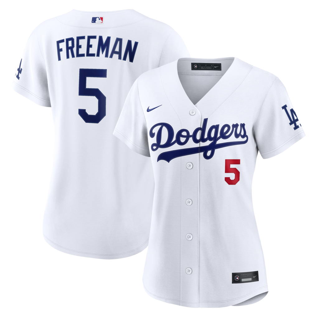 Women's Los Angeles Dodgers Freddie Freeman Nike White Home Stadium Jersey - U-jersey