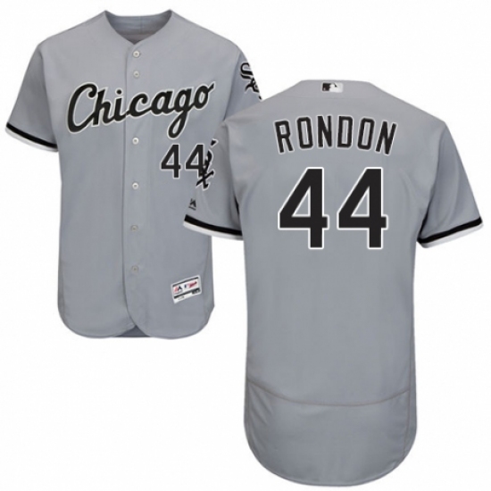 Men's Majestic Chicago White Sox #44 Bruce Rondon Replica Grey Road Cool Base MLB Jersey - Ujersey