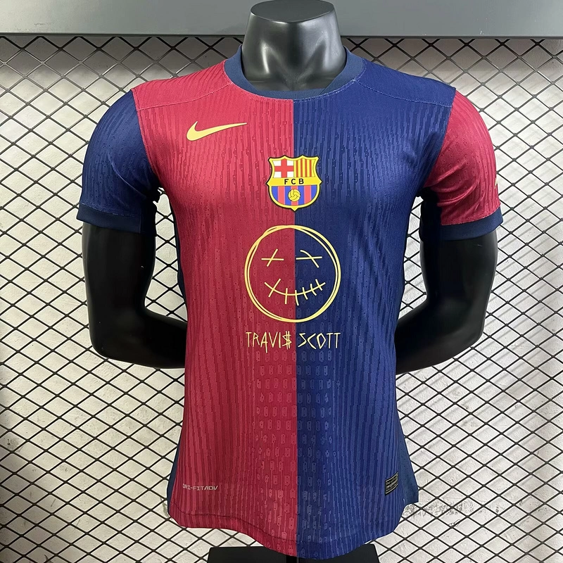 Soccer Jersey Barcelona Home x Travis Scott Shirt 2024/25 - U-jersey