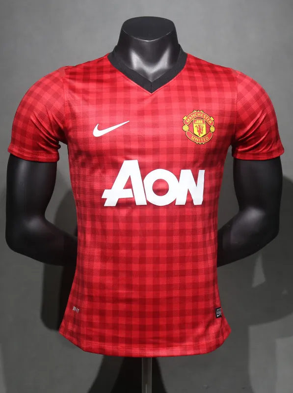Manchester United  Retro Home Football Jersey Shirt 2012/13 - Ujersey NHL