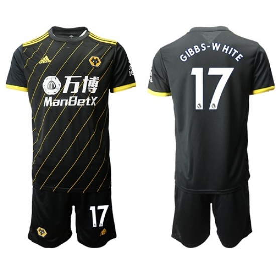 Wolves #17 Gibbs-White Away Soccer Club Jersey