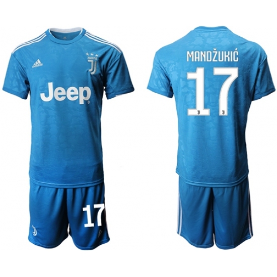 Juventus #17 Mandzukic Third Soccer Club Jersey