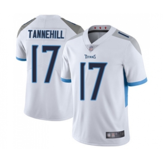 Youth Tennessee Titans #17 Ryan Tannehill White Vapor Untouchable Limited Player Football Jersey - Ujersey