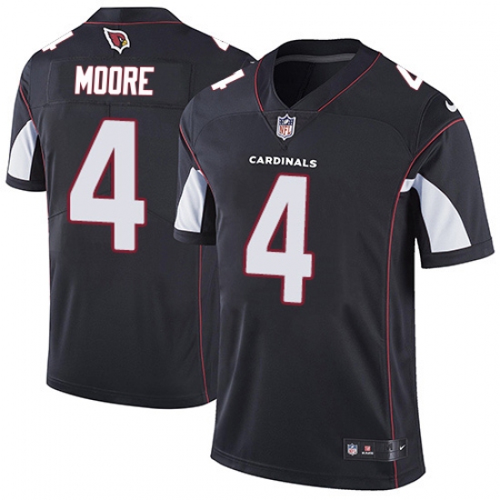Men's Nike Arizona Cardinals #4 Rondale Moore Black Alternate Stitched NFL Vapor Untouchable Limited Jersey - Ujersey