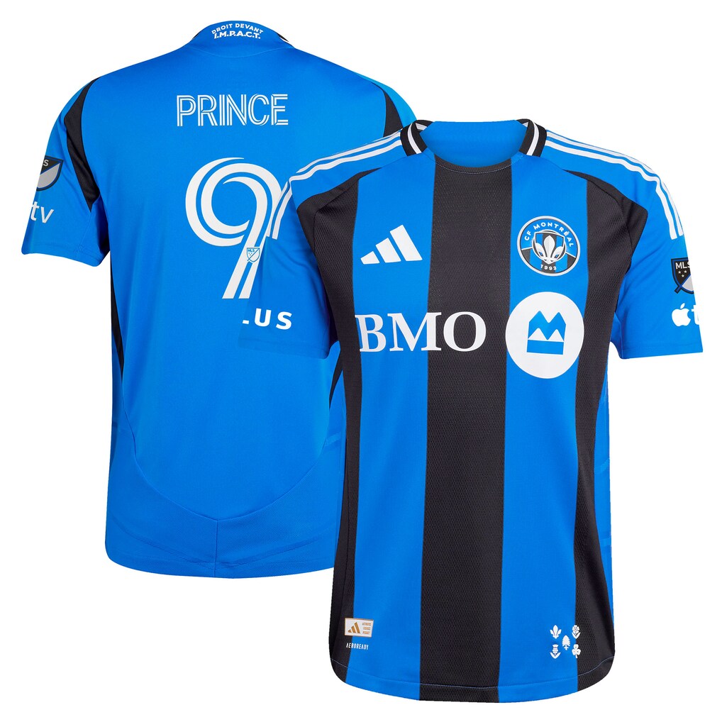Men's CF Montreal Prince Owusu adidas Blue 2025 Montréal Original On-Field Authentic Jersey - Ujersey