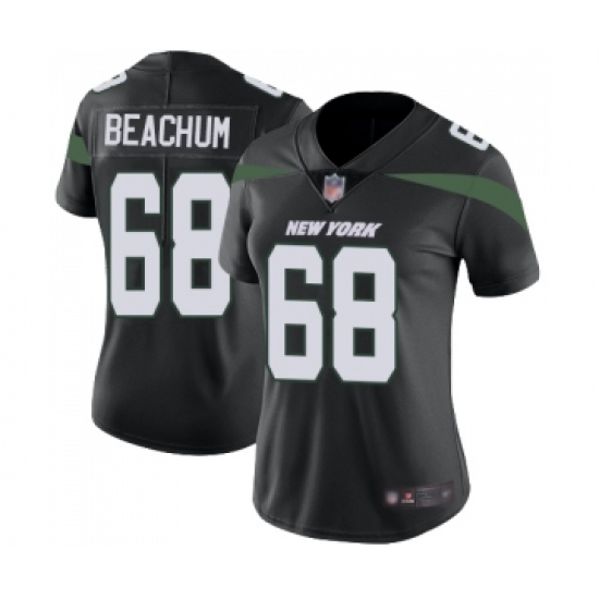 Women's New York Jets #68 Kelvin Beachum Black Alternate Vapor Untouchable Limited Player Football Jersey - Ujersey