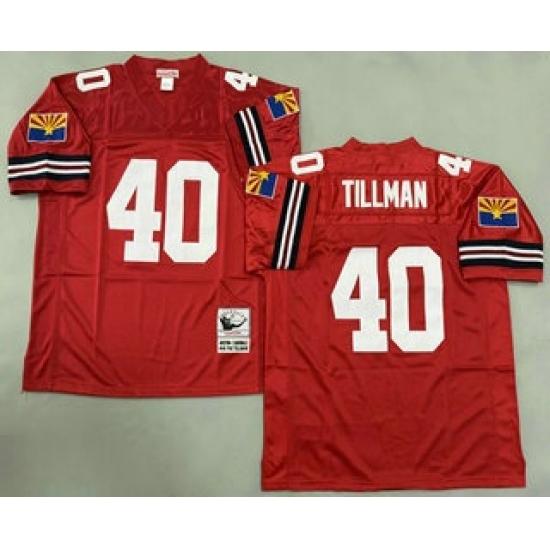 Men's Arizona Cardinals #40 Pat Tillman Red Throwback Jersey - Ujersey