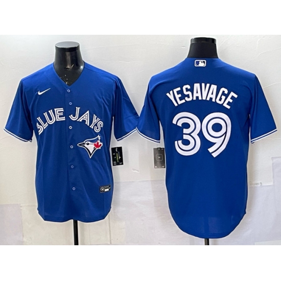 Men's Toronto Blue Jays #39 Trey Yesavage Royal Cool Base Stitched Baseball Jersey - Ujersey