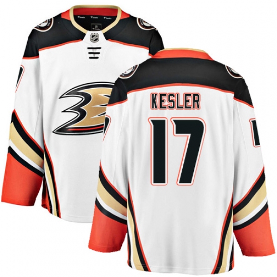 Youth Anaheim Ducks #17 Ryan Kesler Fanatics Branded White Away Breakaway NHL Jersey - Ujersey