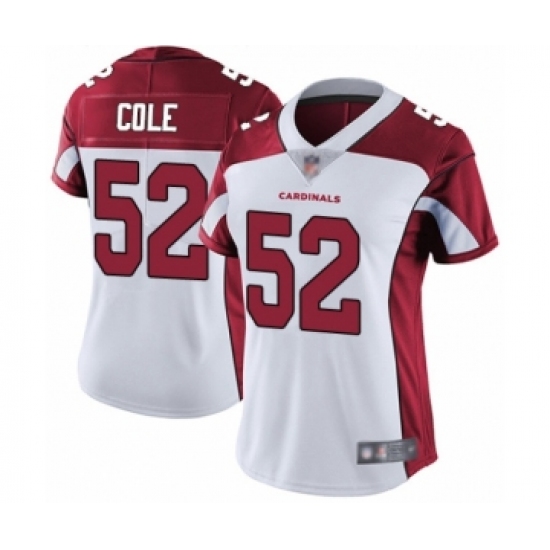 Women's Arizona Cardinals #52 Mason Cole White Vapor Untouchable Limited Player Football Jersey - Ujersey