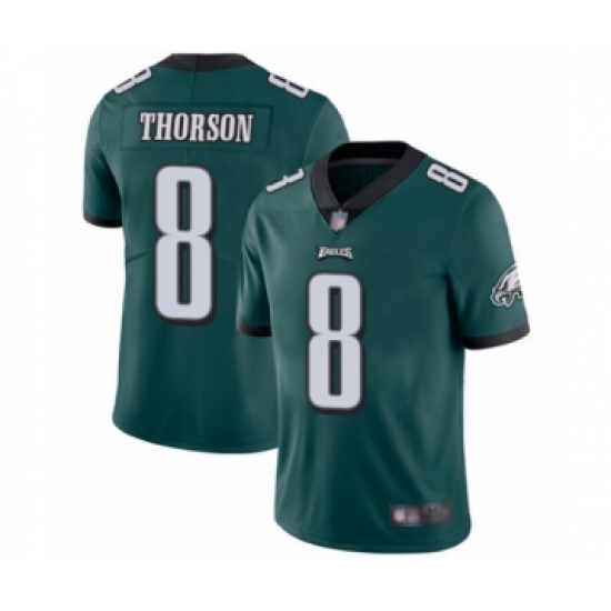 Youth Philadelphia Eagles #8 Clayton Thorson Midnight Green Team Color Vapor Untouchable Limited Player Football Jersey - Ujersey