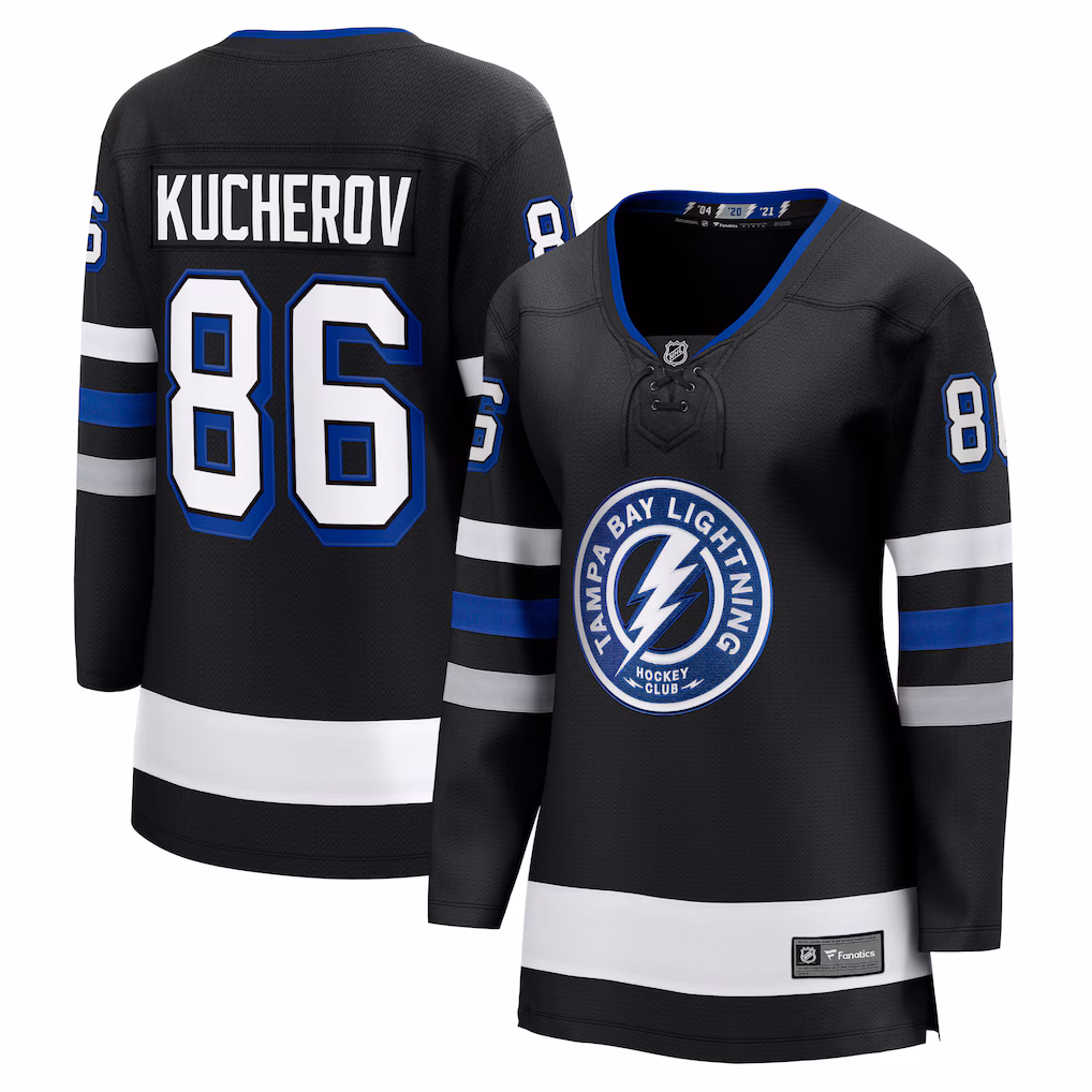 Women's Tampa Bay Lightning Nikita Kucherov Fanatics Black Breakaway Jersey - Vujersey Los Angeles Rams