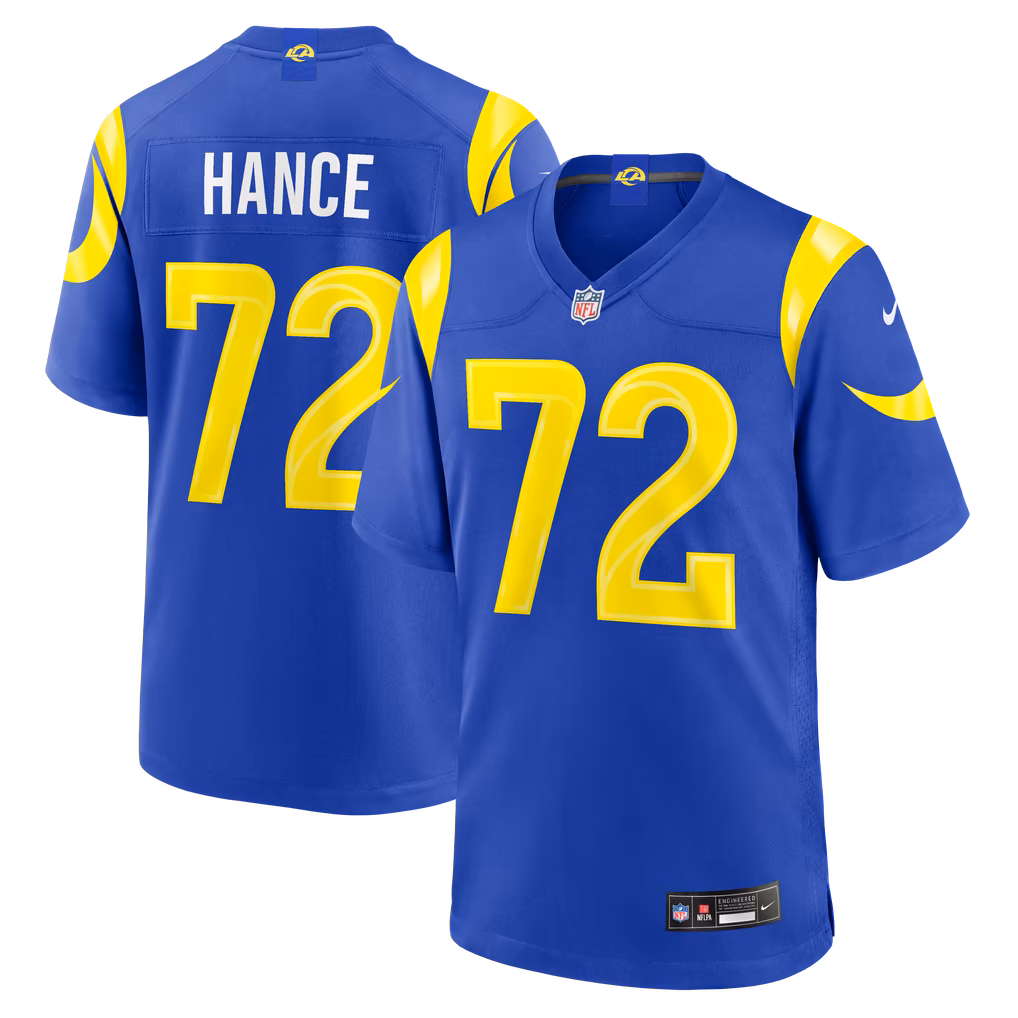 Men's Los Angeles Rams Blake Hance Nike Royal Team Game Jersey - Ujersey