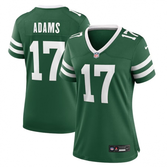 Women's New York Jets #17 Davante Adams Green Stitched Jersey(Run Small) - Ujersey