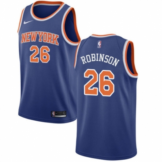 Youth Nike New York Knicks #26 Mitchell Robinson Swingman Royal Blue NBA Jersey - Icon Edition - Ujersey