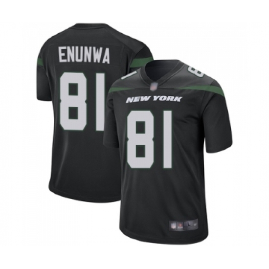 Men's New York Jets #81 Quincy Enunwa Game Black Alternate Football Jersey - Ujersey