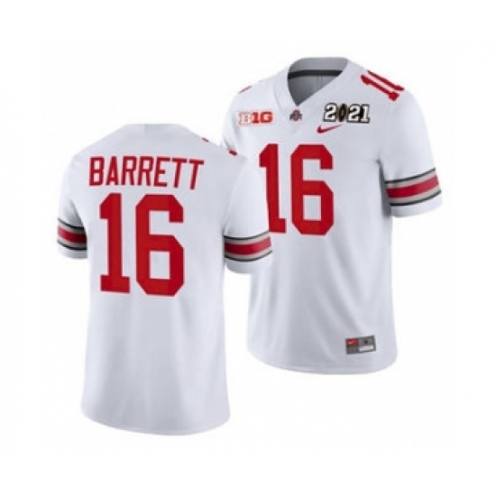 Men's Ohio State Buckeyes J.T. Barrett Sugar Bowl Jersey White Playoff Away - Ujersey