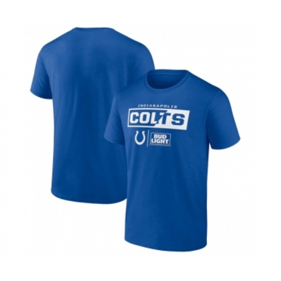 Men's Indianapolis Colts Blue x Bud Light T-Shirt - Ujersey