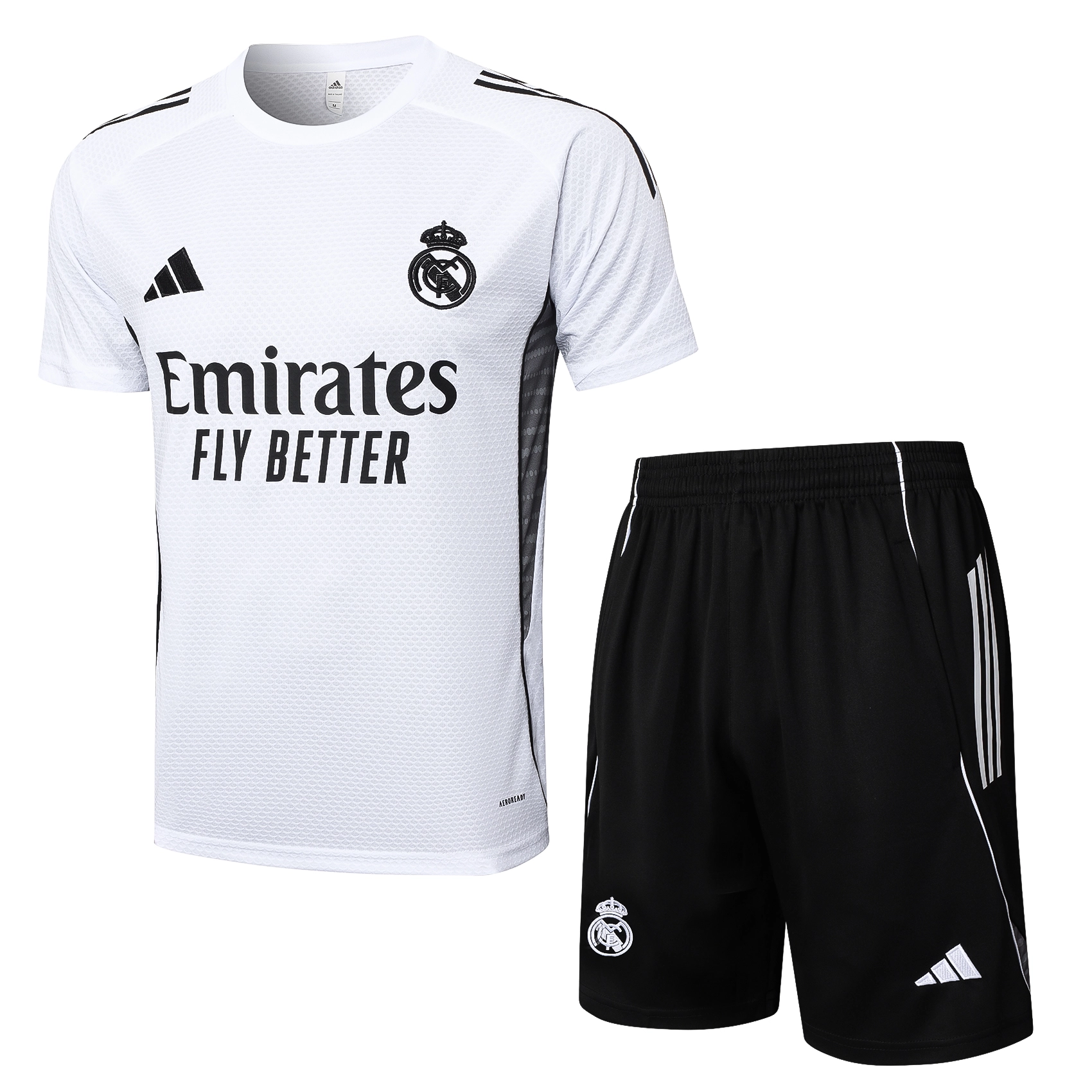 Real Madrid Training Jersey Kit White 2025/26 - U-jersey