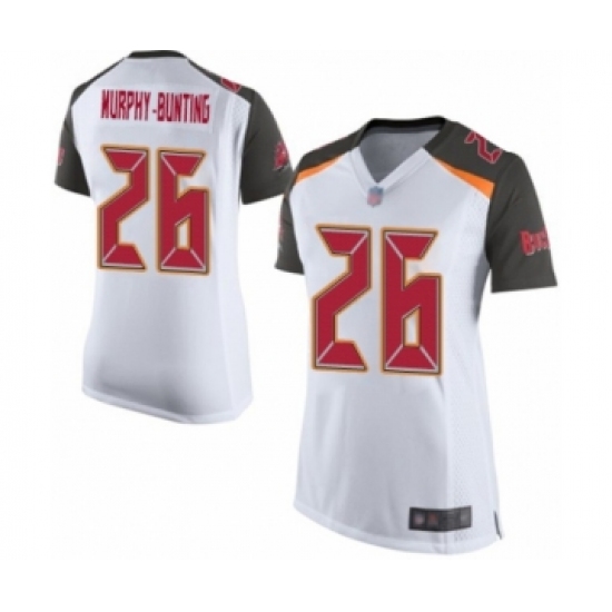Women's Tampa Bay Buccaneers #26 Sean Murphy-Bunting Game White Football Jersey - Ujersey