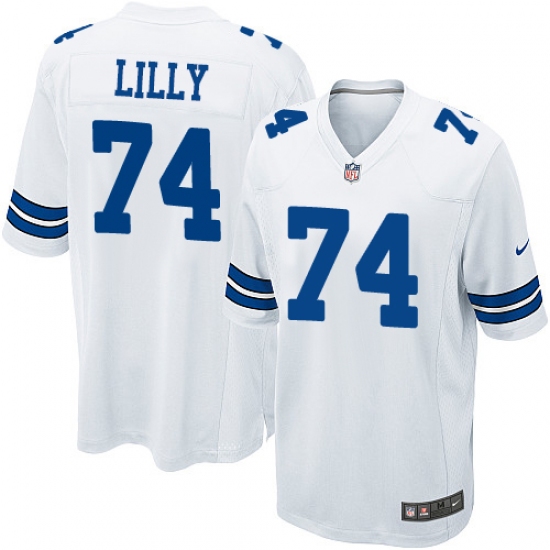 Men's Nike Dallas Cowboys #74 Bob Lilly Game White NFL Jersey - Ujersey