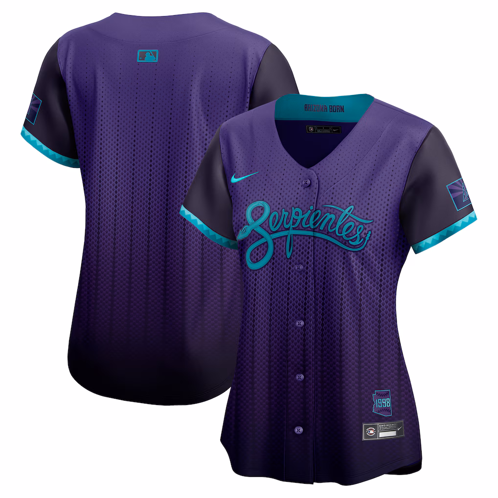 Women's Arizona Diamondbacks Nike Purple 2025 City Connect Limited Jersey - ujerseystore