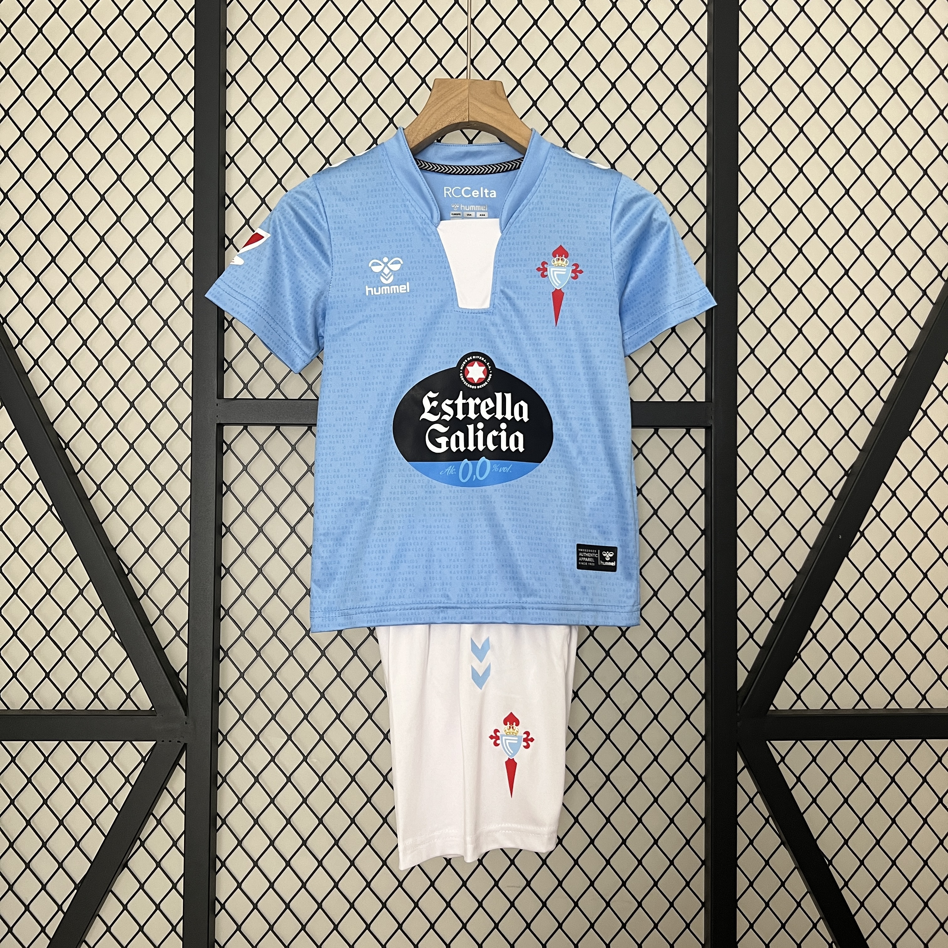 Celta Vigo Soccer Jersey Home Kids Kit Jersey+Shorts 2024/25
