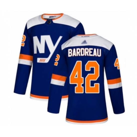 Men's New York Islanders #42 Cole Bardreau Authentic Blue Alternate Hockey Jersey - Ujersey