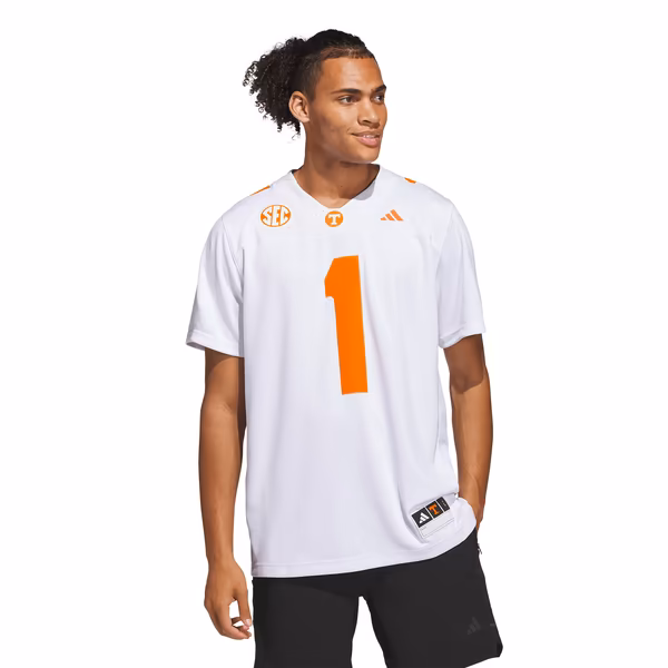 Men's adidas White Tennessee Volunteers Away Premier Jersey - SUjersey01