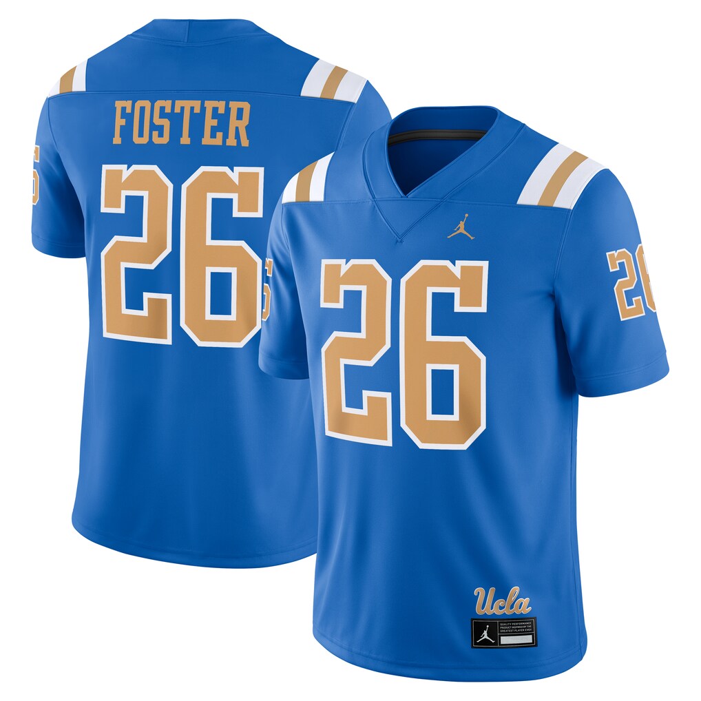 Men's Jordan Brand DeShaun Foster Blue UCLA Bruins Alumni Home Game Jersey - Ujersey