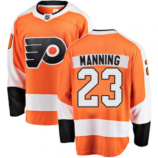 Youth Philadelphia Flyers #23 Brandon Manning Fanatics Branded Orange Home Breakaway NHL Jersey - Ujersey
