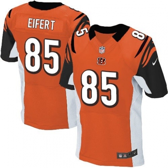 Men's Nike Cincinnati Bengals #85 Tyler Eifert Elite Orange Alternate NFL Jersey - Ujersey